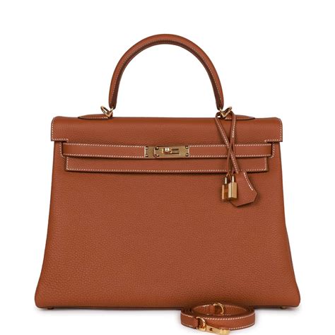 hermes kelly 35 gold togo